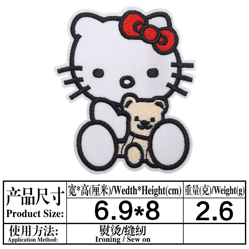 Wholesale DIY patchs cute cat patch children' s clothing bag OLY Exclusive